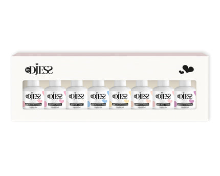 By Djess Gel Polish | Gellak | 8-pack | Macaron Mood - 15 ml