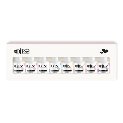 By Djess Gel Polish | Gellak | 8-pack | Macaron Mood - 15 ml