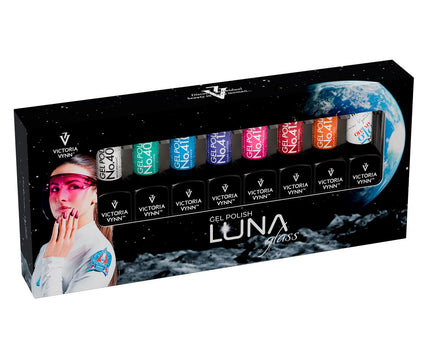Victoria Vynn Salon Gellak | 8-pack | Lunaglass met magneet #408 - #414 + OH! My Gloss Top Coat