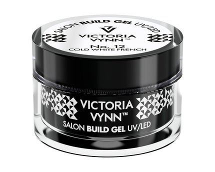 Victoria Vynn Build Gel 50 ml | 12 Cold White French - Let op: tht datum verstreken