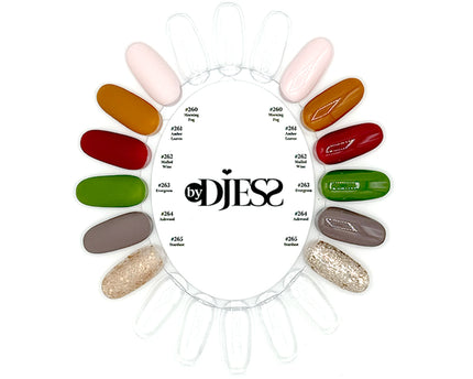 By Djess Gel Polish | Gellak | 6-pack | Whispers of Autumn - 15 ml