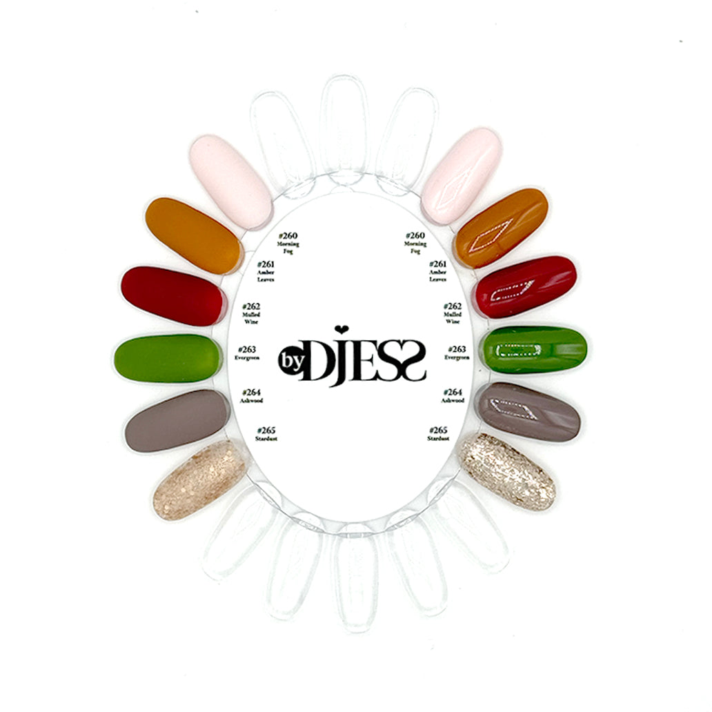 By Djess Gel Polish | Gellak | 6-pack | Whispers of Autumn - 15 ml