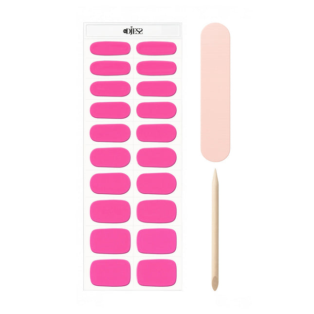 By Djess Gel Nail Stickers | Manicure | #106 Pink Shock