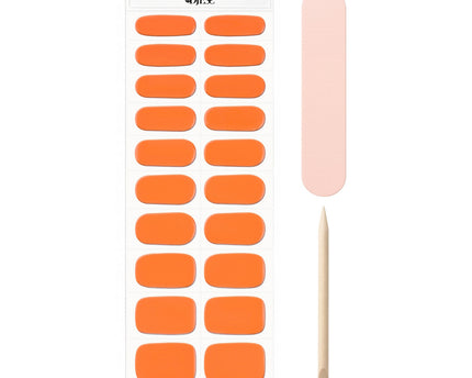 By Djess Gel Nail Stickers | Manicure | #107 Tangerine Dream