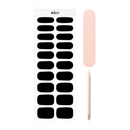 By Djess Gel Stickers | Manicure | #108 Black-out