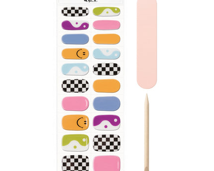 By Djess Gel Nail Stickers | Manicure | #112 Funky Day