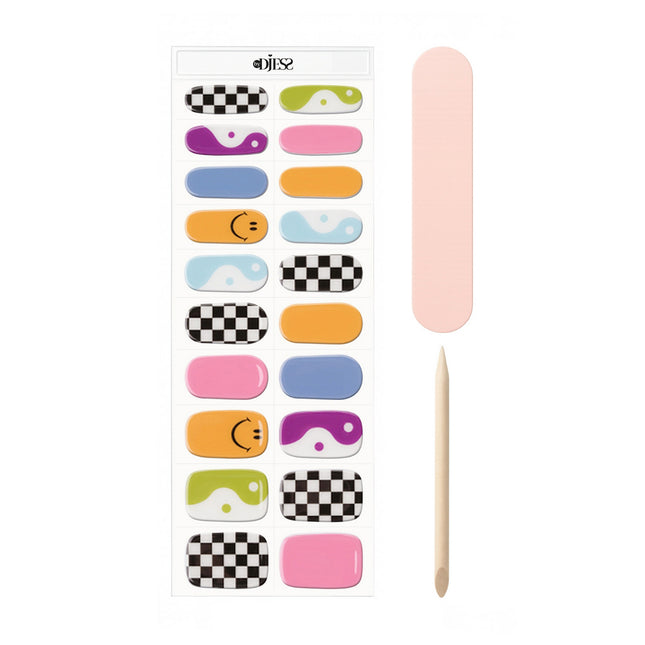 By Djess Gel Nail Stickers | Manicure | #112 Funky Day
