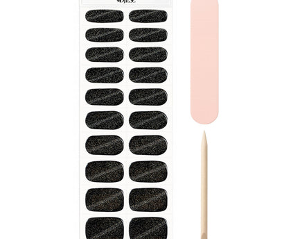 By Djess Gel Nail Stickers | Manicure | #113 Black Cat Eye