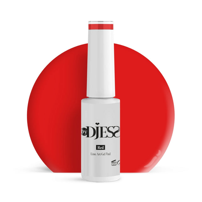 By Djess - Line Art Gel - Red