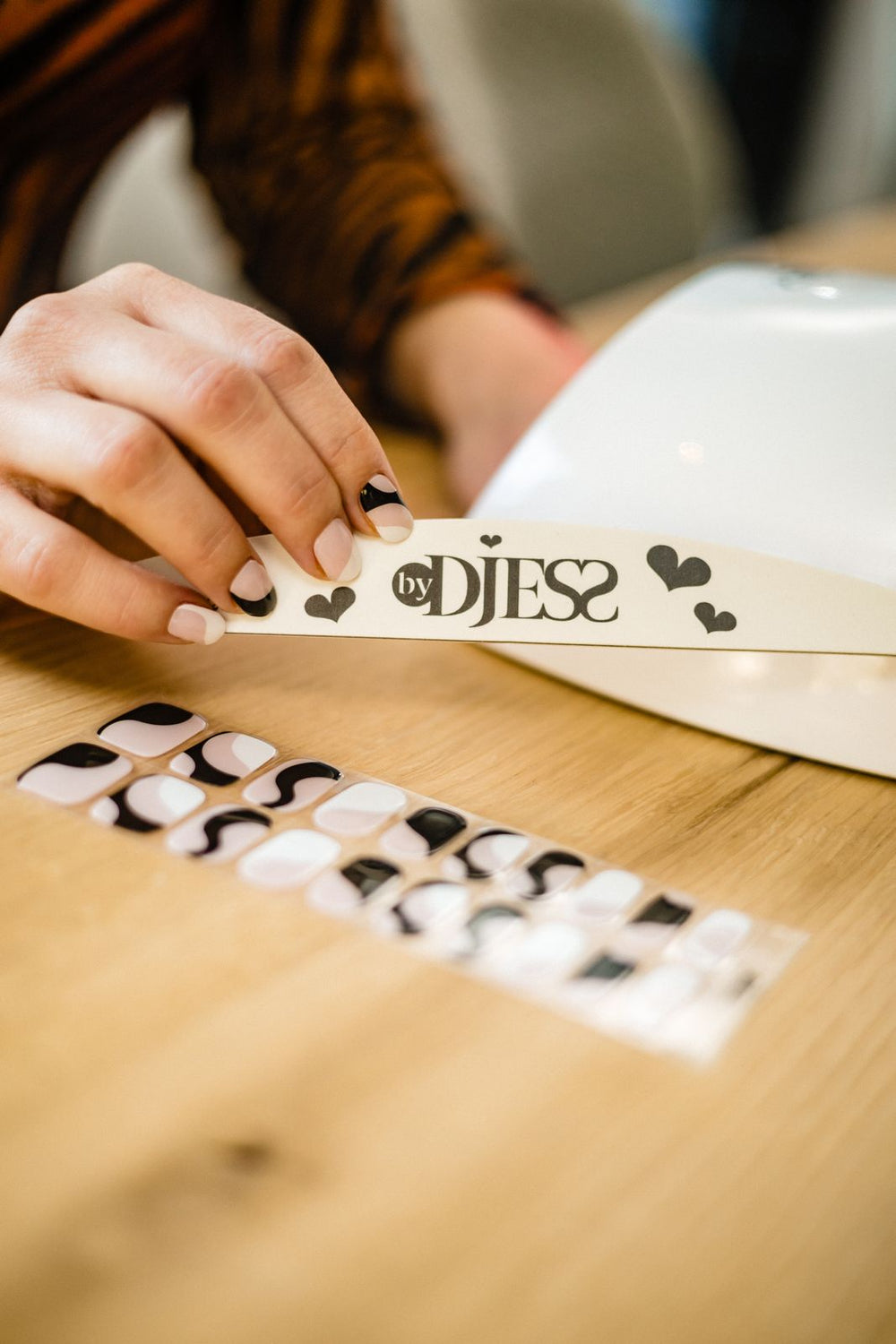 By Djess Gel Stickers | Manicure | #115 Blush Noir