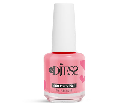 By Djess Nail Polish | Nagellak | #100 Pretty Pink - 15 ml