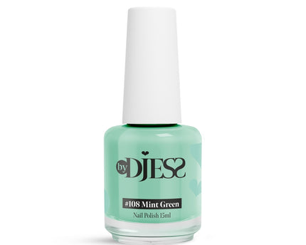 By Djess Nail Polish | Nagellak | #108 Mint Green - 15 ml
