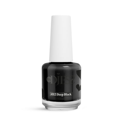 By Djess Nail Polish | Nagellak | #112 Deep Black - 15 ml