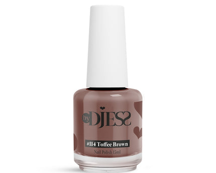 By Djess Nail Polish | Nagellak | #114 Toffee Brown - 15 ml