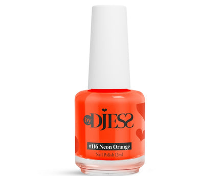 By Djess Nail Polish | Nagellak | #116 Neon Orange - 15 ml