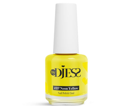 By Djess Nail Polish | Nagellak | #117 Neon Yellow - 15 ml