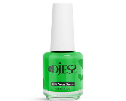 By Djess Nail Polish | Nagellak | #118 Neon Green - 15 ml