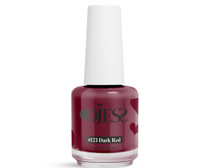 By Djess Nail Polish | Nagellak | #123 Dark Red - 15 ml