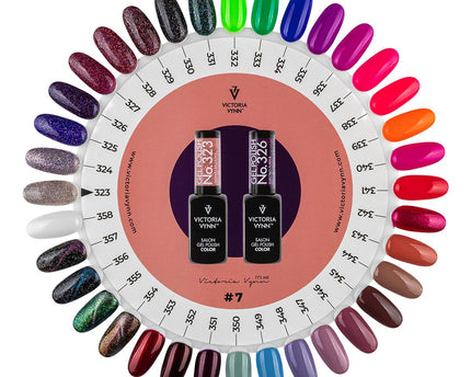 Victoria Vynn Colorwheel | Gel Polish 07 #323 t/m #358