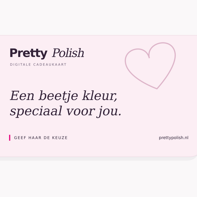 Pretty Polish cadeaubon (digitaal)