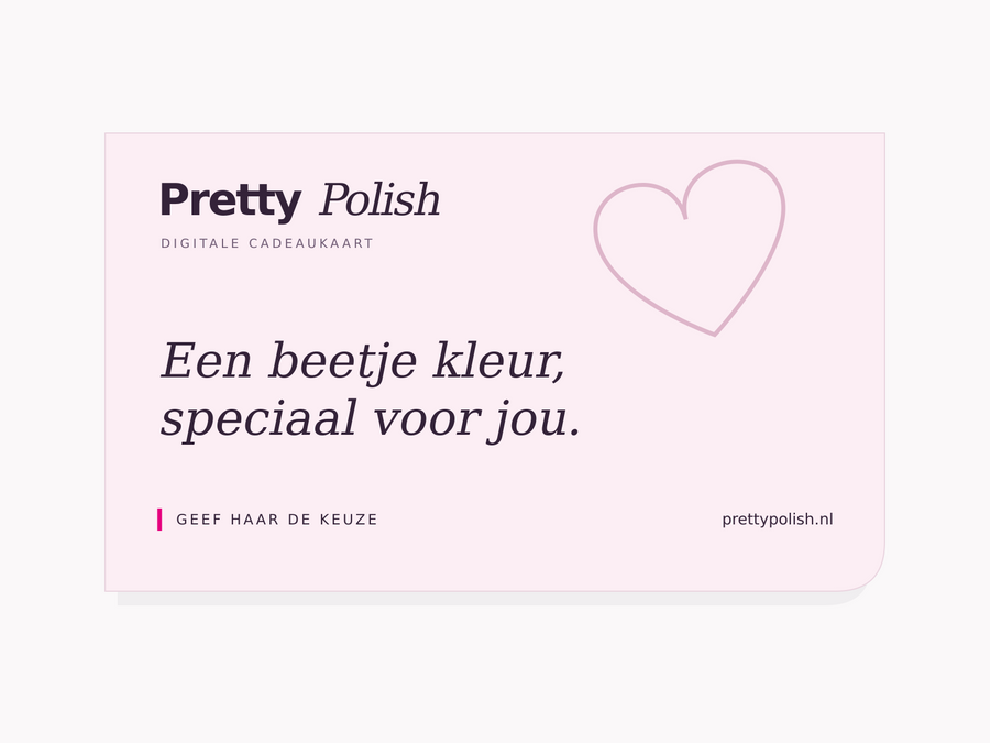 Pretty Polish cadeaubon (digitaal)