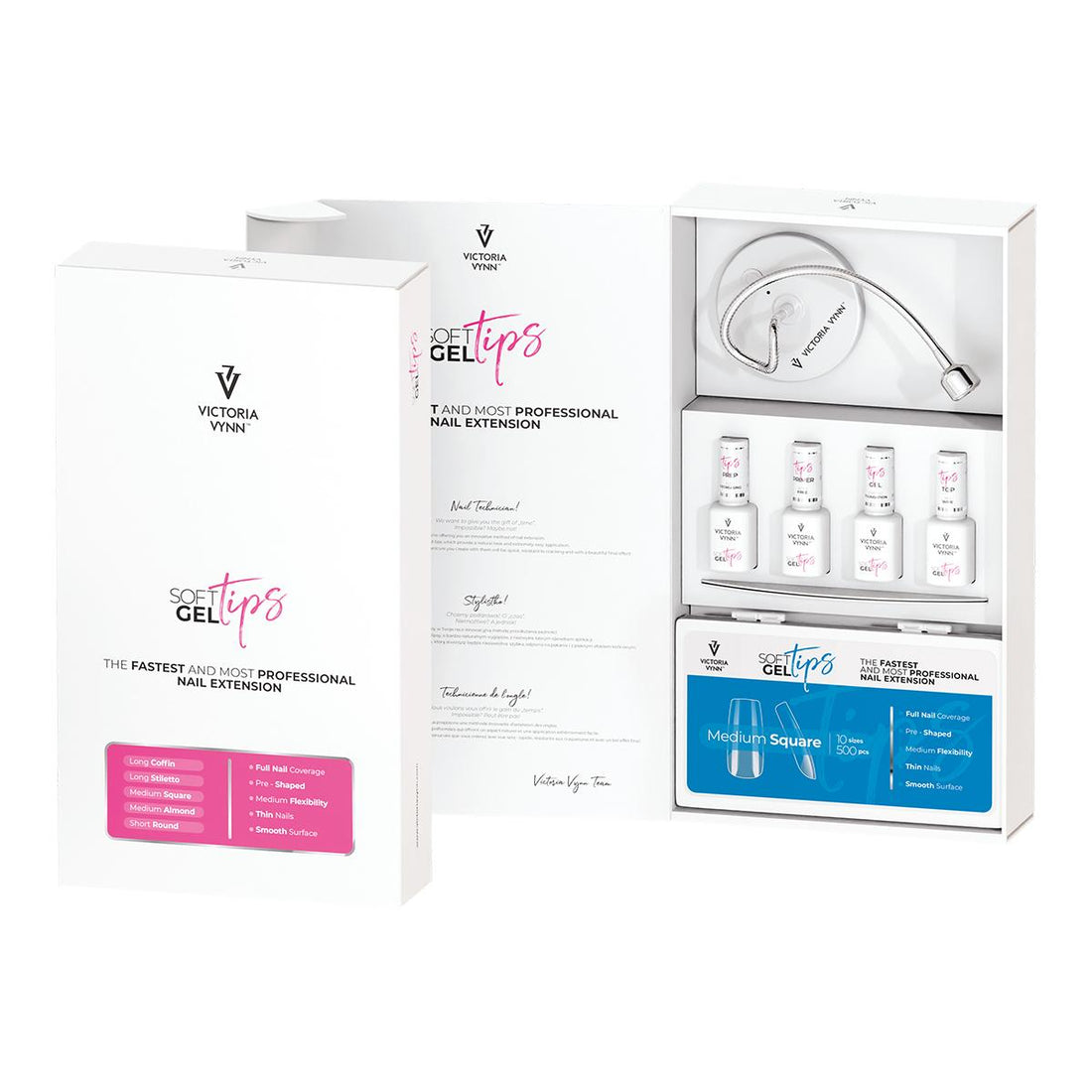 Victoria Vynn Soft Gel Tips | Starter Kit Medium Square