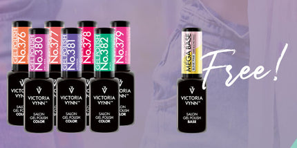 Victoria Vynn Salon Gellak | 8-pack | Dopamina #376 - #382 + GRATIS Top Oh! My Gloss no wipe (8 ml)