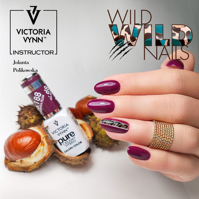 Victoria Vynn Pure Gel Polish | #188 Magenta Śliwka