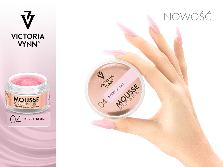 Róż do policzków Victoria Vynn Mousse Gel 04 Berry - 50 ml