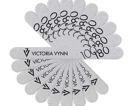 Vijl recht - grit 100/180 - wit - set van 10 stuks - Victoria Vynn