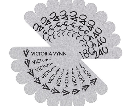 Vijl recht - grit 180/240 - wit - set 10 stuks - Victoria Vynn