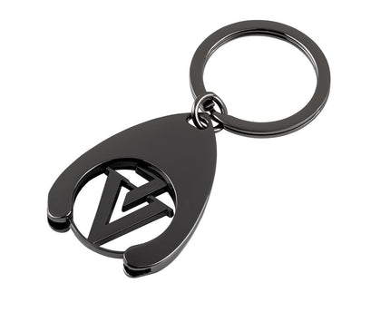Victoria Vynn Sleutelhanger voor winkelwagen | Zwart