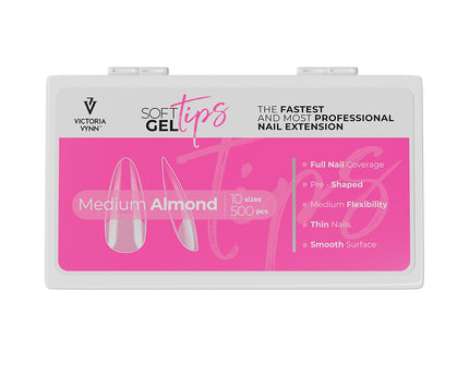 Victoria Vynn Soft Gel Tips | Medium Almond