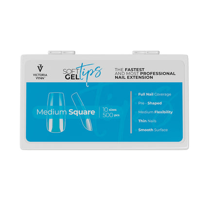 Victoria Vynn Soft Gel Tips | Medium Square