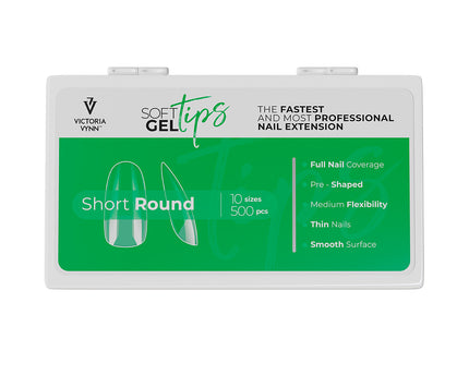 Victoria Vynn Soft Gel Tips | Starter Kit Short Round