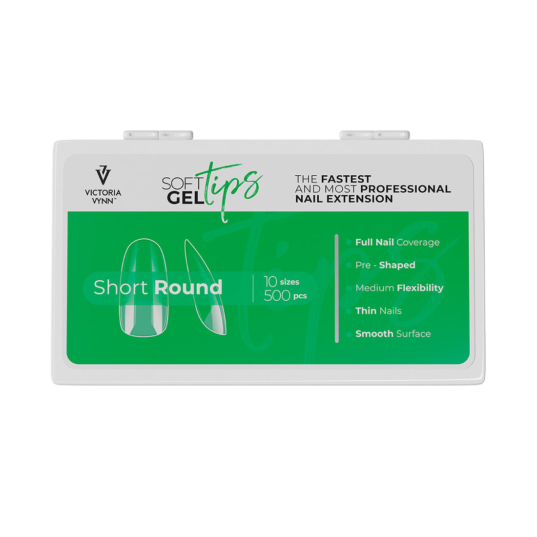 Victoria Vynn Soft Gel Tips | Starter Kit Short Round