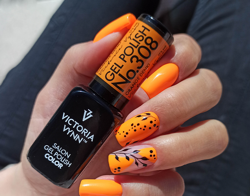 Victoria Vynn Salon Gellak | #308 Orange Denki