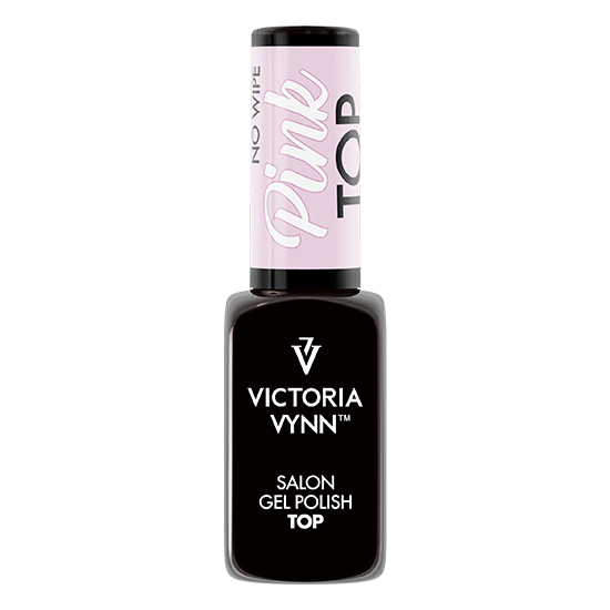 Top Coat Victoria Vynn | Top różowy bez przecierania